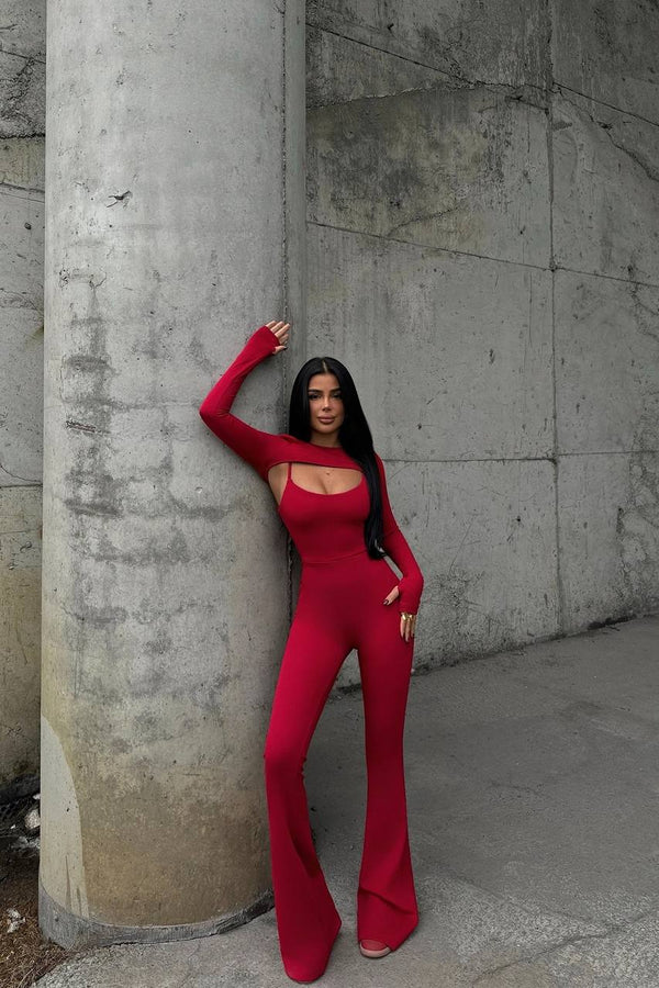 Jumpsuit Red