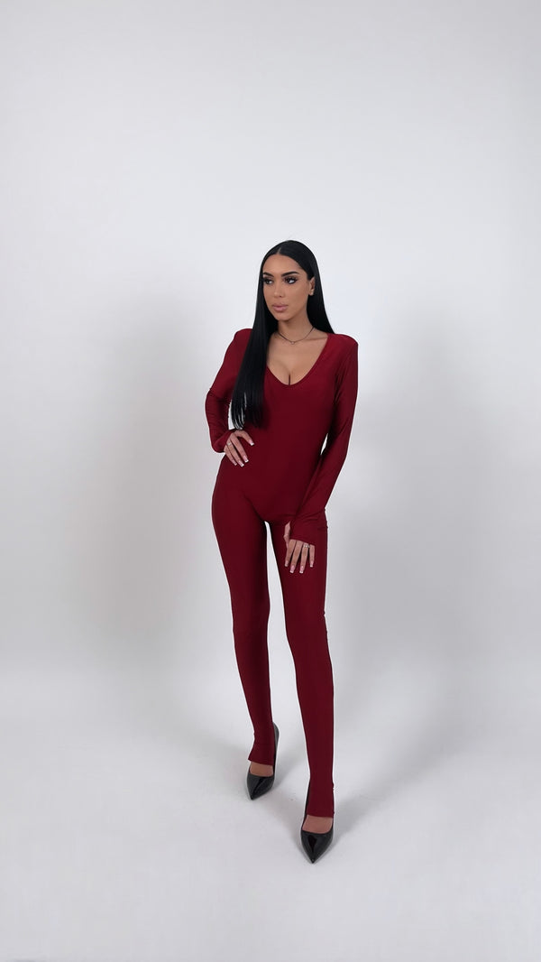 Jumpsuit Lux Bordeaux