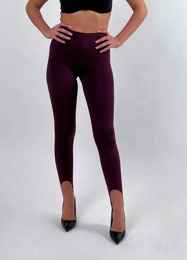 Leggins Cavallerizza Bordeaux