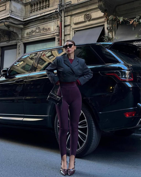 Leggins Cavallerizza Bordeaux