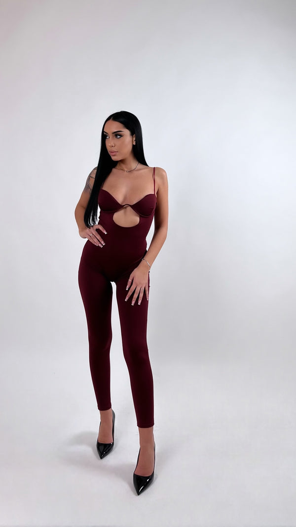 Jumpsuit Lucrezia Bordeaux