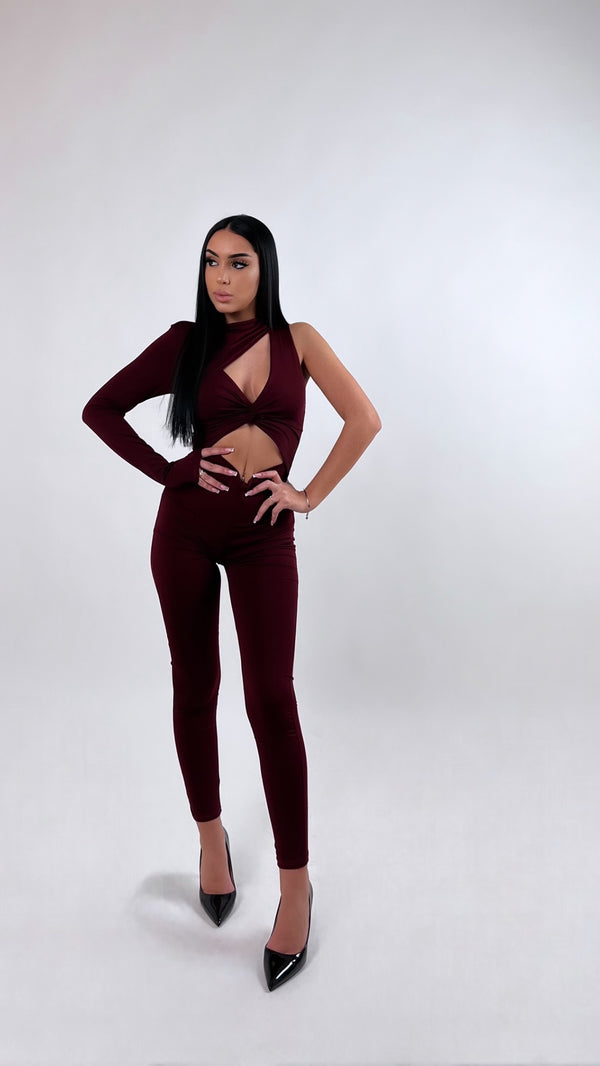 Jumpsuit Taylor Bordeaux